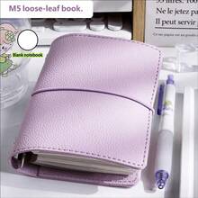 1 buah Sampul Notebook Isi Ulang M5 - Tekstur Kulit PU dengan Tali Portabel, Halaman Kosong yang Dapat Diisi Ulang, Notebook yang Dapat Digunakan Kembali, Cocok untuk Perjalanan, Ideal untuk Pecinta Buku Harian dan Pencatatan Kreatif Harian - Buku catatan kosong - View 16