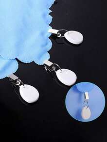 Tränenform Tischdecken Gewichte mit Metallclip Tischdecken Anhänger Marmor Tischdecken Gewichte Elegante Tischdecken Ergänzungen Tischdekoration Tischdecken Charm Anhänger Dekorationszubehör für DIY Aufhängbare Stoff Clip Schnallen für Zuhause, Picknicks, Camping - Verschiedenfarbig - Übersicht 3