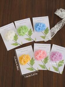 Haus Hana 2 Pieces Per Set. Each Set Includes A Hyacinth-Shaped Fragrance Candle And A Card. Suitable For Home Decoration, Valentine's Day Gifts, Wedding Decorations, And Party Table Decorations. A Gift For Mom. - 2pcs - View 11