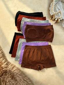 Bare Chapter 10pcs Casual Comfortable Backless Lingerie Set - Multicolor - View 2