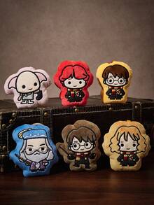 HARRY POTTER X POKOJA LAND 1 pieza Llavero de peluche 3D de marca compartida X POKOJA LAND, diseño de muñeca de IP mágica, perfecto para amantes de la magia, se puede colgar en bolsos, llaves, mochilas escolares, un regalo mágico para cumpleaños o aniversarios - Multicolor - Ver 1