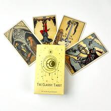 MINKOJA 78張經典塔羅牌附初學者指南，便攜式占卜遊戲，萬聖節與感恩節禮物，紙本指南手冊 - 彩色 - 查看 2