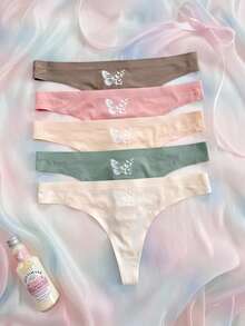 Eraneu Women's Butterfly Pattern Casual Daily Thong - Multicolor - View 7