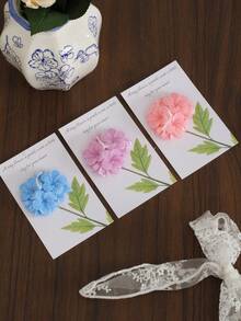 Haus Hana 2 Pieces Per Set. Each Set Includes A Hyacinth-Shaped Fragrance Candle And A Card. Suitable For Home Decoration, Valentine's Day Gifts, Wedding Decorations, And Party Table Decorations. A Gift For Mom. - 2pcs - View 3