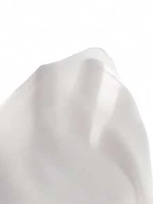 春秋款彼得潘領長袖寬鬆白色襯衫，甜美優雅休閒荷葉邊上衣，秋冬返校正式穿搭 - 白色 - 查看 5