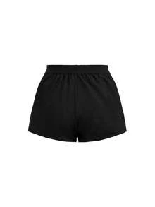 Cheerettes Pantalones cortos deportivos de unicolor transpirables y casuales para el verano - Negro - Ver 12