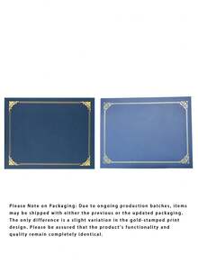 20/10PCS Golden Foil Certificate Holder Elegant Diploma Document Holders For 8.5x11 Inch Letter Size Awards, Office & Academic Use - multicolor - View 8