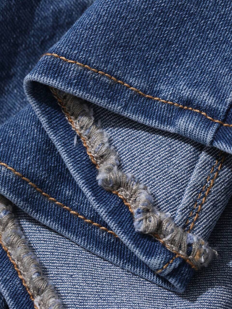 Women's Casual Washed Blue Denim Shirt Cardigan, Elegant Vacation Outerwear Denim Top Summer