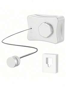 1 pieza Tendedero retráctil invisible para interior/balcón de acero, tendedero retráctil de baño, primavera, minimalista, tops de verano - Multicolor - Ver 11