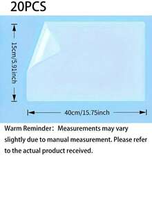 20/30pcs Cat Scratch Protector Sheets - Transparent Double-Sided Furniture Protection Film, Suitable For Sofa And Armchair, Durable PVC Pet Anti-Scratch Stickers - Multicolor - View 7