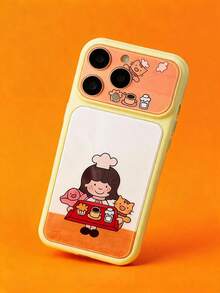 ShellaStory Diseño de Funda Protectora Estampada Elegante, Funda de Teléfono de Moda Compatible con iPhone - Multicolor - Ver 1