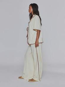 MUSERA Women Two-Piece Outfits - Beige - View 3
