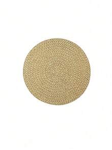 Cirelle 1Pc Round Braided Woven Placemats, Textured Spiral Pattern Table Mats In Neutral Earthy Tones, Heat-Resistant Non-Slip Dining Place Mats For Home Kitchen Counter, Coffee Table, Farmhouse Boho Rustic Decor, Ideal For Everyday Meals, Dinner Parties, Weddings & Gatherings, Thoughtful Gift For Family And Friends For Housewarming, Birthday & Special Occasions - Multicolor - View 12