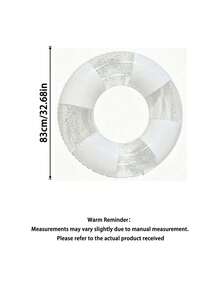 Transparent Inflatable Swimming Ring, Thick Pvc Crystal Swimming Ring Underarm Float Ring, Transparent Cute Underarm Float Ring Suitable For Adults, Applicable To Beach, Pool And Party - Multiple Styles - View 17