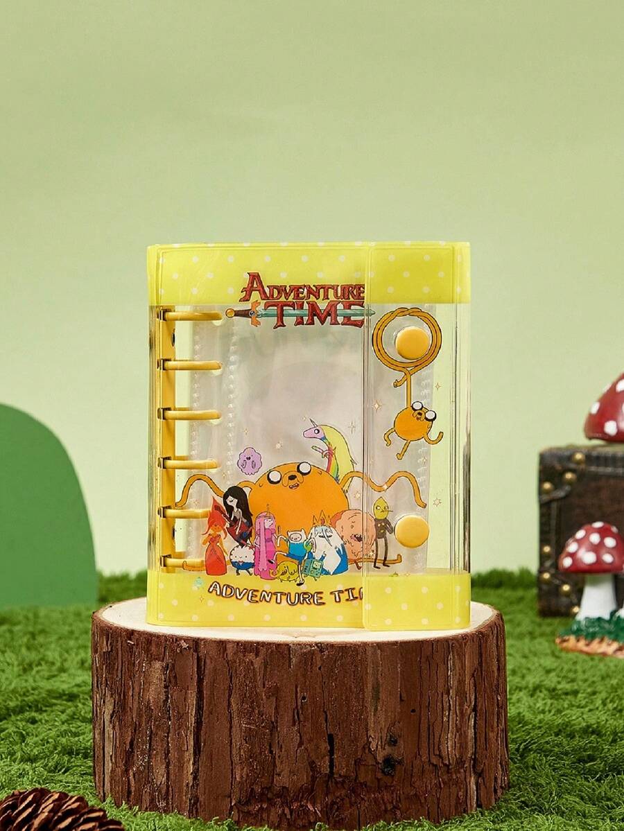ADVENTURE TIME X Joivida 可愛卡通印花螺旋活頁本 - A - 查看 1