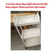 Multi-Functional Storage Cart Rotating Wheels - A Multi-Functional Storage Device Suitable For Kitchens, Living Rooms And Bedrooms - Can Store Stationary,Snacks, Small Items,Etc. - Durable Plastic Structure, Multi-Functional Cart, Vertical Shelves - Multicolor - View 6