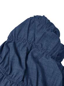 SHEIN Essnce 大尺碼夏季休閒性感細肩帶背心短褲兩件套 海灘 正式 度假 商務 海軍藍 - 藏蓝色 - 查看 7
