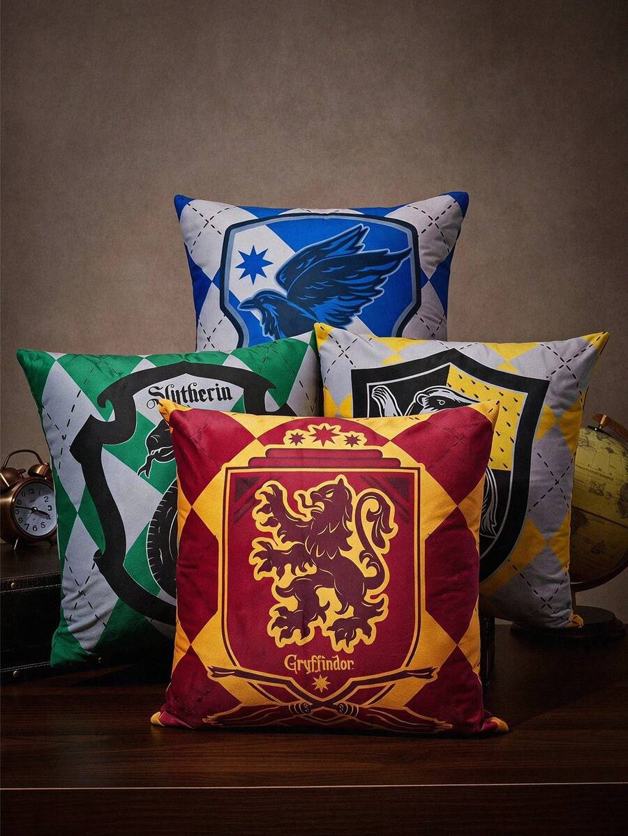 HARRY POTTER X Joivida 1件枕套(不含填充物),舒適搖粒絨面料,45*45cm - 彩色 - 查看 1