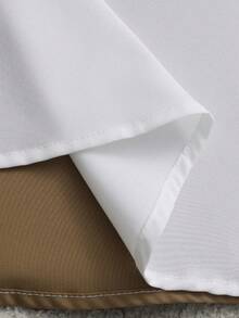 GlowEve Women's Early Autumn Casual Versatile Patchwork Long Sleeve Shirt - White - View 3