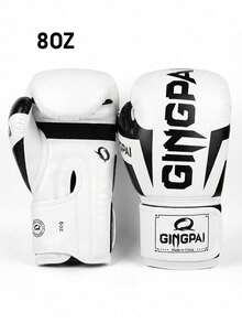 Breathable Mesh Boxing Gloves, Unisex, Suitable For Adults, Youth, Combat Sports, Sanda Training, Gym, And Home Use. - White Black - View 13
