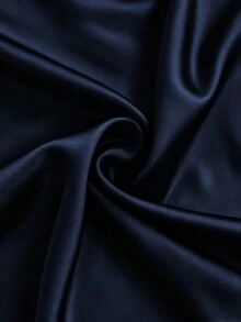 GlowEve CURVE 大尺碼女款純色百褶休閒優雅百搭日常穿著襯衫 教師節正式晚裝 海軍藍 夏季 - 藏蓝色 - 查看 5