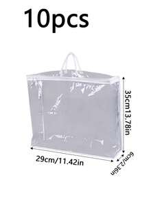 Bolsa de almacenamiento de PVC transparente de gran capacidad - transparente - Ver 10