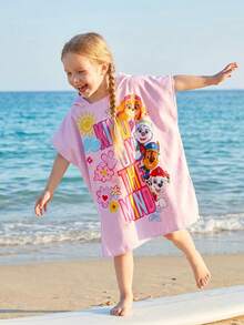 Cozy Pixies | PAW Patrol 1-Piece Children's Bath Towels, Bathrobes Used On The Beach, Bathing And Drying, Suitable For Boy, Girl And Children's Bath Towels, Cute Cartoon Patt - Multicolor - View 2