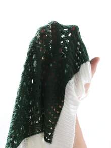 Chillumni Men's Colorblock Casual Daily Wear Long Sleeve Sweater - Dark Green - View 3