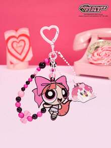 THE POWERPUFF GIRLS X POKOJA LAND 鑰匙圈 包包裝飾掛飾鍊 - 彩色 - 查看 15