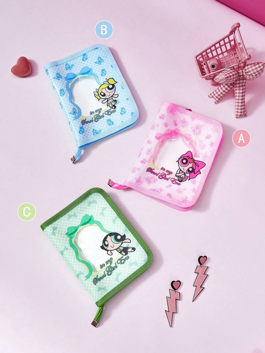 THE POWERPUFF GIRLS X Joivida 便攜式卡套,交通卡、學生證、餐卡套,兒童零錢包 - A6 - 查看 1