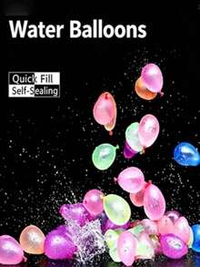 MINKOJA 1PC Quick-Fill Water Balloons / Water Balloon Bunches For Splashing Festivals, Kids' Outdoor Summer Water Fight Toys. - Multicolor - View 4