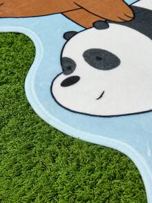 We Bare Bears X Joivida 1件地毯－授權卡通地墊，柔軟長毛家居裝飾 - 咱們裸熊 - 查看 8