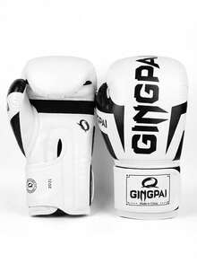 Breathable Mesh Boxing Gloves, Unisex, Suitable For Adults, Youth, Combat Sports, Sanda Training, Gym, And Home Use. - White Black - View 6