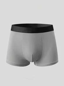 Manfinity Underwear&Sleepwear Basics Men's Simple Comfortable Boxer Briefs (3-Pack) - Multicolor - View 4