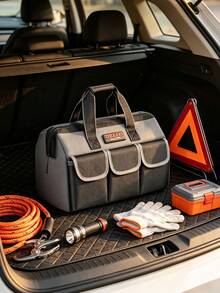 Multi-Functional Tool Kit, Multi-Functional Oxford Canvas Material, Electrical Tool Kit, Maintenance Hardware Tools, Thick And Wear-Resistant Storage Bag. - multicolor - View 2