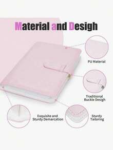 1PC 108 Pockets Photo Album Film Camera 3 Inch Photo Paper PU Leather Storage Case Stamp Ticket Collection Book For Fujifilm In-Stax Mini 12,For School Supplies,Back To School - multicolor - View 6
