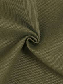 Manfinity Homme Men Solid Color Shorts With Pockets For Summer - Army Green - View 5