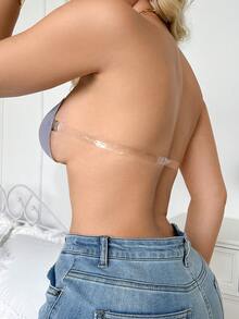 SHEIN Accesorio de lencería para mujer (Cubrepezones) Paquete individual - Neblina azul - Ver 2