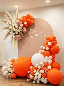 MINKOJA 5/10/12/18 Inch Multi-Color Latex Helium Round Balloons, Great For Birthday Wedding Anniversary Bridal Shower Graduation Gender Reveal Baptism New Year Holiday Party Decorations - orange - View 5