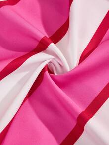 Poshavie Poshavie Elegantes Urlaubs-Kleid in großen Größen, ärmellos und locker geschnitten, perfekt für den Sommer. - Heißes Pink - Übersicht 8