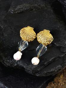 Opalesca 女士吊坠耳环，服饰，复古，串珠，婚礼/新娘配饰，仙女风/精灵风，珍珠，秋冬款，送给妈妈/女士/女孩/母亲，优雅，高级，情人节，礼物 - 彩色 - 查看 6
