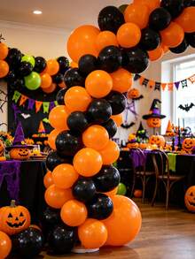 MINKOJA 5/10/12/18 Inch Multi-Color Latex Helium Round Balloons, Great For Birthday Wedding Anniversary Bridal Shower Graduation Gender Reveal Baptism New Year Holiday Party Decorations - orange - View 4