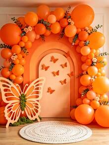 MINKOJA 5/10/12/18 Inch Multi-Color Latex Helium Round Balloons, Great For Birthday Wedding Anniversary Bridal Shower Graduation Gender Reveal Baptism New Year Holiday Party Decorations - orange - View 3