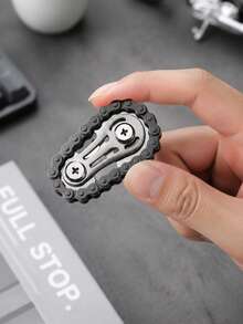 Stress Relief Finger Chain, Gear Sprocket, Chain, Finger Spinner, Mechanical Pressure Relief Tool - Multicolor - View 7