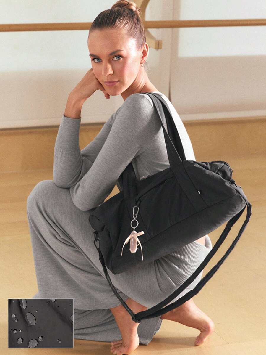 GLOWMODE 16L Max Large Capacity Carry Dual-Strap Duffle Zippered Bag Daily Active Casual Spring Summer - graphite - View 1