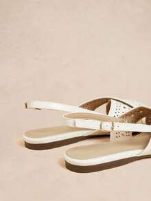 Rosivie Women's Shoes Summer Fashion Casual Versatile Flat Sandals Summer Shoes - Laser White - View 4