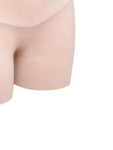 SHEIN 女式塑身內衣，控制腹部的內褲 - 杏色 - 查看 11