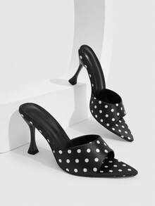 Polka dot with black