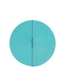 1/4/6//8/12PCS Alas Meja Bundar Anyaman PP Biru Muda 15 Inci Tahan Panas Anti Selip Dapat Dicuci untuk Dekorasi Pernikahan, Pesta Liburan, Dapur, Ruang Makan, Natal, dan Tahun Baru - Baby Blue - View 4