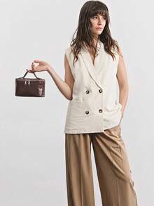SHECARRY Ladies Fashionable Elegant Simple Brown Crocodile Pattern PU Handbag, For Daily Dating Party Afternoon Tea - 咖啡色1 - 查看 7
